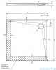 Omnires Stone brodzik prysznicowy kwadratowy 80x80x3 cm biały mat STONE80/KBM